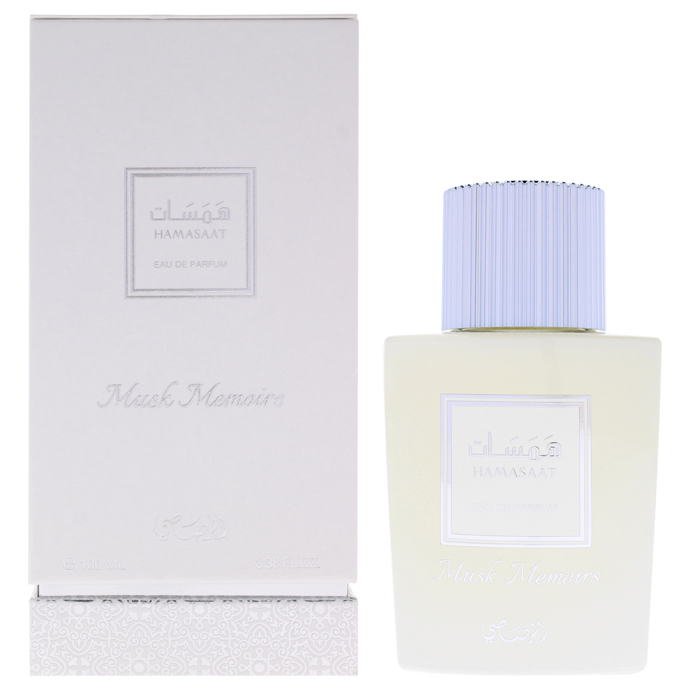 Hamasaat - Musk Memoirs by Rasasi for Unisex - 3.38 oz EDP Spray
